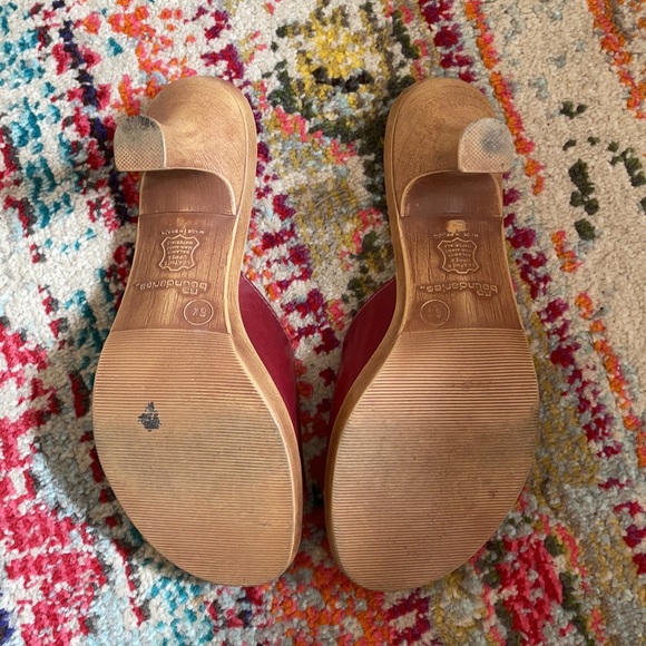 *VINTAGE* NO BOUNDARIES OPEN-TOE MULES - Picture 3 of 7